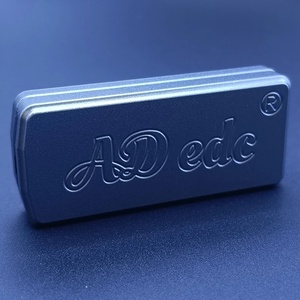 Mini EDC Pendentif magnétique pour adulte, Fidget Spinner de doigt en forme de carte avec fonction carillon à vent pour la décompression, jouet à frapper - Product Image 5
