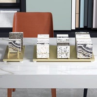 Guangyiduo Présentoir en métal multifonctionnel pour carreaux de céramique, marbre, panneaux de couleurs de pierre et blocs de couleurs pour dalles de quartz et comptoirs