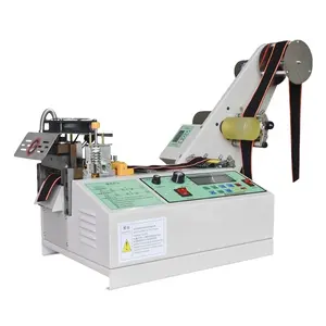 Over 10 years experience hot cut satin ribbon cutting machine