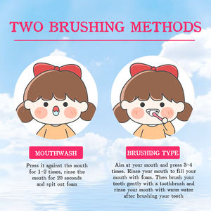 Dentifrice en mousse pour enfants nettoyage des dents blanc brillant anti-cavité saveur de fruit dentifrice en mousse pressée - Product Image 4