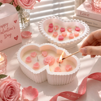 Dekorasi Rumah Mewah Trendi Unik Hadiah Hari Valentine Hari Ibu Hari Perempuan Lilin Aroma Gypsum Beraroma Kedelai