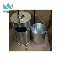 DB-34I 11 gallons usage commercial poubelle en métal bac à sable poubelle publique pour hôtels espaces publics poubelle industrielle