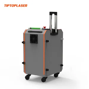 TIPTOPLASER 100W 200W Pulse Laser Cleaning Machine Car Refurbishment Cleaning Mold Cleaning not Damage rust paint removal laser