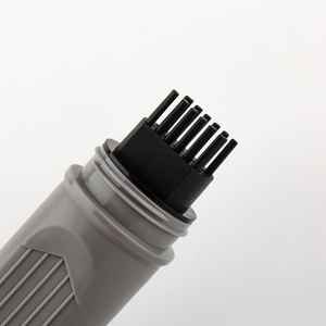 Tube vide pour colorant capillaire personnalisé, emballage en plastique pour huile de croissance des cheveux avec applicateur à peigne, flacon - Product Image 3