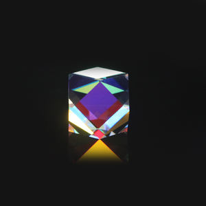 Prisma cubo de vidro colorido polyhedron, composto de cor - Product Image 3