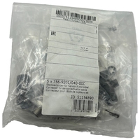 PAQUETE de 5 Conectores de Sensor M12 756-9201/0040-0000 con RS485 para Control Industrial y Programación PLC