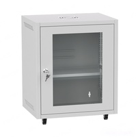 Porte grillagée en métal petite armoire réseau à montage mural 12U 12U 19 pouces boîtier de câblage télécom données boîte murale Mini support de serveur