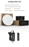Haut-parleur de plafond WiFi CS-2 6,5 pouces 60W 4 ohms, actif et passif, avec AirPlay DLNA pour système audio multiroom domestique