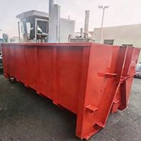 Conteneur de collecte des déchets de construction, benne à crochet, conteneur en acier, conteneur à roulettes, benne à ordures