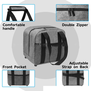 OEM Portable Bowling Bag Tote Bag <b>with</b> Padded Holder Unisex Professional Outdoor Bowling Single <b>Trolley</b> Bowling Ball Bag <b>Storage</b> - Product Image 3