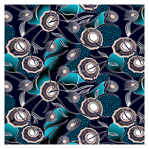 Tissu africain en coton ciré hollandais 100 % coton pour la confection de robes et de sacs – Vente en gros - Product Image 4