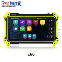Rsrteng E66 4K IP CCTV Kamera-Tester Monitor Koaxial HD TVI CVI AHD POE WiFi Netzwerk-Tool 5,5 Zoll