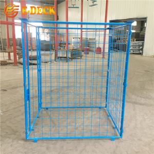 Cage de stockage en acier à mailles soudées galvanisées Euro, empilable - Product Image 4
