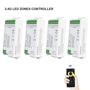 Controlador <span class=keywords><strong>de</strong></span> Tiras LED PWM MC102A <span class=keywords><strong>de</strong></span> 4 Zonas con Control Remoto, Sincronización <span class=keywords><strong>de</strong></span> Música, Cambio <span class=keywords><strong>de</strong></span> Color CCT, 5-24V DC, Regulador <span class=keywords><strong>de</strong></span> Intensidad - Product Image 2