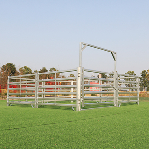 Venta al por mayor Ganado Animal Corral <span class=keywords><strong>Yard</strong></span> Fence Panel Esgrima Enrejado y puertas Producto/Puerta de granja de acero - Product Image 4