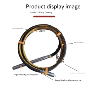 उच्च शक्ति 2.5kw गैसोलीन आंतरिक इंजन कंक्रीट कंपन के लिए 55 मिमी सुई उच्च भार क्षण - Product Image 4