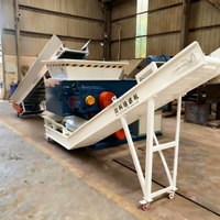 Broyeur hydraulique à un seul arbre pour sacs Jumbo, sacs tissés et plastiques, capacité 300 kg/h, prix usine