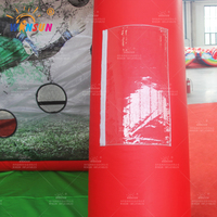 Juego Deportivo Inflable Comercial WINSUN, Juegos Interactivos, Juego de Fútbol Inflable para Niños