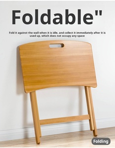 Mesa de Computadora Portátil Moderna de Bambú Ajustable, Saludable, para Sofá/Cama, con Cajón de Almacenamiento, para Trabajar de Pie o Sentado, en Oferta - Product Image 5