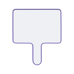 Tableau blanc portable double face en PE avec cadre pour signalisation et jeux <span class=keywords><strong>de</strong></span> questions - Product Image 2