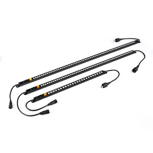 3000K Warm White Amber Dual color waterproof led Offroad canopy camping strip light with inbuilt switches and magnets