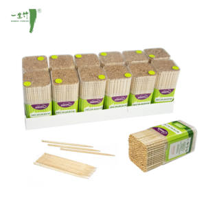 Snelle Verzending Groothandel Wegwerp Bamboe Custom Tandenstoker In Draagbare Plastic Verpakking Pot Voor Feest Reizen Kerst - Product Image 1