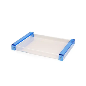 Tùy chỉnh minimlism Acrylic Khay hiện đại lucite phục vụ Khay Trang trí nội thất cho phòng ngủ Vanity Bar - Product Image 2