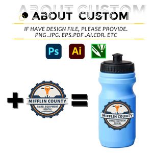 Bouteille d'eau personnalisée pour le cyclisme et la course en plein air avec logo, vente en gros, bouteille d'eau de sport en plastique sans BPA, bouteille d'eau d'un demi-gallon - Product Image 3