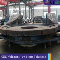 Service de soudage robotisé pour la fabrication d'acier S355, boîtiers d'engrenages, pièces d'éoliennes, composants métalliques usinés
