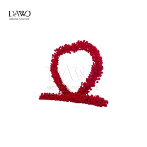 Arco <span class=keywords><strong>de</strong></span> Flores en Forma <span class=keywords><strong>de</strong></span> Corazón con Rosas Rojas, Marco Metálico Desmontable, Fondo Floral Artificial <span class=keywords><strong>para</strong></span> <span class=keywords><strong>Propuesta</strong></span> <span class=keywords><strong>de</strong></span> <span class=keywords><strong>Matrimonio</strong></span> - Product Image 6