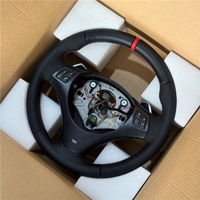 Volant en cuir avec palettes de changement de vitesse pour E84 E87 E89 E88 W87 E90 E91 E92 E93 m3 2005-2012 1/2/3/4/5/F/MSeries