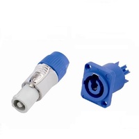 Connecteur audio IP65 à verrouillage par torsion, 4 pôles, compatible avec Neutrik Speakon NL4FC NL4FX NLT4X NL2FC