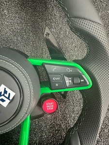 Volant de voiture en cuir Nappa adapté aux modèles Audi TT TTS TTMK2 TTMK3 R8 RS S3 S8 A3 A4 A5 A6 A6L A7 Q3 Q2 <span class=keywords><strong>Q6</strong></span> Q7 Q8 - Accessoires automobiles - Product Image 3