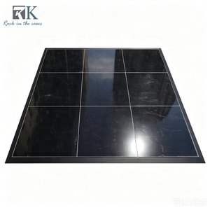 Stylish Modern Dance Floor with Aluminum Edges <b>Fire</b> Resistant Dance Floor Panels for Exhibitions Weddings Portable Sale - Product Image 3