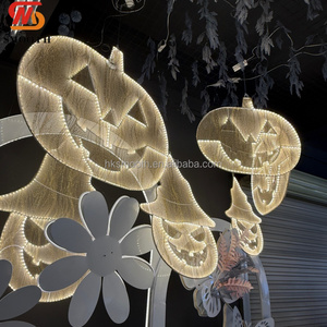 Nouvel Arrivage Lumières LED Citrouille Suspendues Décorations d'Halloween Style Moderne Personnalisé Décoration de Plafond - Product Image 3