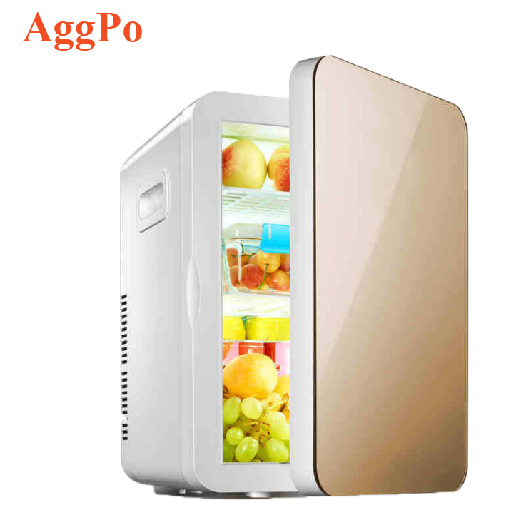 Портативный мини-холодильник емкостью 20 л, 12/220 В переменного/постоянного тока, термоэлектрическая система охлаждения и обогрева для автомобилей, дома, офиса
