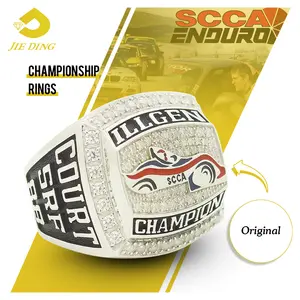 Custom Premium Quality 2015 SCCA Champion Rings Men Personalized Souvenir Rings