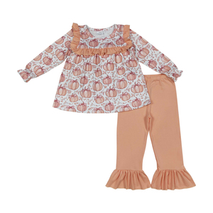 Stock de tenues à capuche colorées Père Noël rose pour filles Vêtements de Noël pour petites filles Coton biologique imprimé Vente en gros Nouveau - Product Image 5