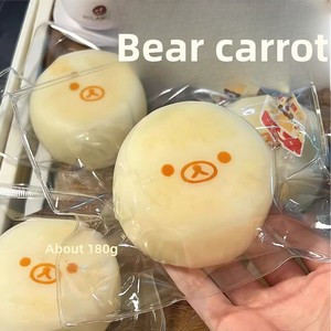 ตุ๊กตาหมีขาวน่ารักบีบได้ พร้อมส่ง 180 กรัม TPR โมจิ ของเล่นบีบคลายเครียด สำหรับ <span class=keywords><strong>TikTok</strong></span> กำลังฮิต ดรอปชิปปิ้ง - Product Image 1