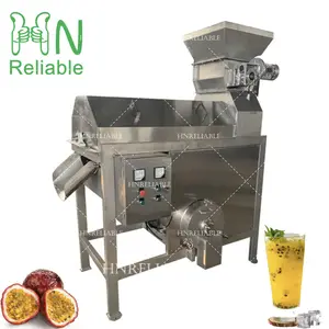 Industriële passie fruit peeling machine passie vruchtensap machine