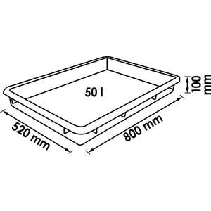 VIGOR - V5488 Bandeja de drenaje multifuncional 50L - EAN 4047728054881 UNIDADES DE DRENAJE DE ACEITE - Product Image 2