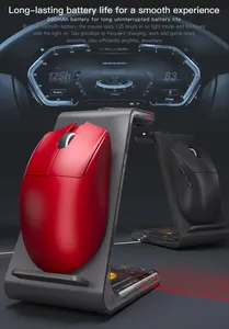 Mới Nhất Darmoshark N5 4K 8K <span class=keywords><strong>Bluetooth</strong></span> Không Dây E-Thể Thao Chuột Chơi Game N52840 26K DPI Pam3395 Ergonomic Chuột Cho Máy Tính Máy Tính Xách Tay PC - Product Image 5