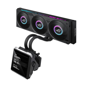 Nouveau Refroidisseur Liquide AIO pour <span class=keywords><strong>CPU</strong></span> ROG Strix SLC IV 360 ARGB LCD 2026 Noir avec Écran LCD IPS de 5,08 pouces et Tube Raccourci de 250 mm pour PC de Jeu - Product Image 1