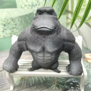 TPR Novelties Decompression Squeeze Gorilla Toys Soft Funny Gorilla Stress Squishy Toys