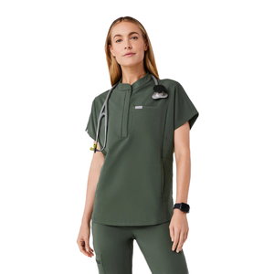 Uniformes Médicos Personalizados Sao Mai para Unisex, Uniforme de Enfermería Transpirable y Elástico, Tela Suave Tejida con Cuello en V para Hospital - Product Image 3