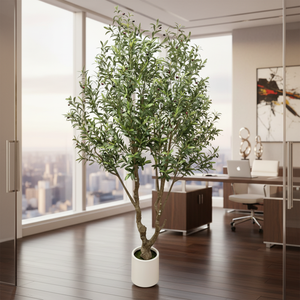 Albero di Ulivo Artificiale <span class=keywords><strong>in</strong></span> Plastica, Grande Pianta da Interno <span class=keywords><strong>in</strong></span> Vaso, Stile Cinese, Ecologico, Durevole, Regalo di Laurea, Decorazione per <span class=keywords><strong>Giardino</strong></span> - Product Image 3
