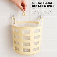 Panier de rangement en PP à grille creuse, petite taille, pour comptoir de salle de bain, organisateur de produits de soin, sans BPA, ventilé, OEM ODM