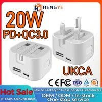 20 w Tipe C Pengisi Daya Cepat Fast Charging PD Pengisi Daya Ponsel USB C Adaptor Pengisi Daya Charger 20w Colokan Pengisi Daya UK
