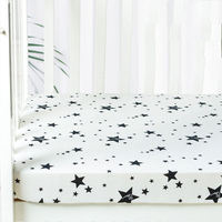 Drap de lit pour bébé en coton 100% Muslin Tree, doux pour la peau, imprimé personnalisé, confortable, drap-housse pour bébé