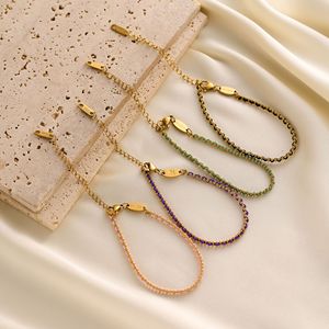 Nouveau bracelet tressé en acier inoxydable pour femmes avec perles de charme, luxueux, or 18 carats, léger, élégant - Product Image 1